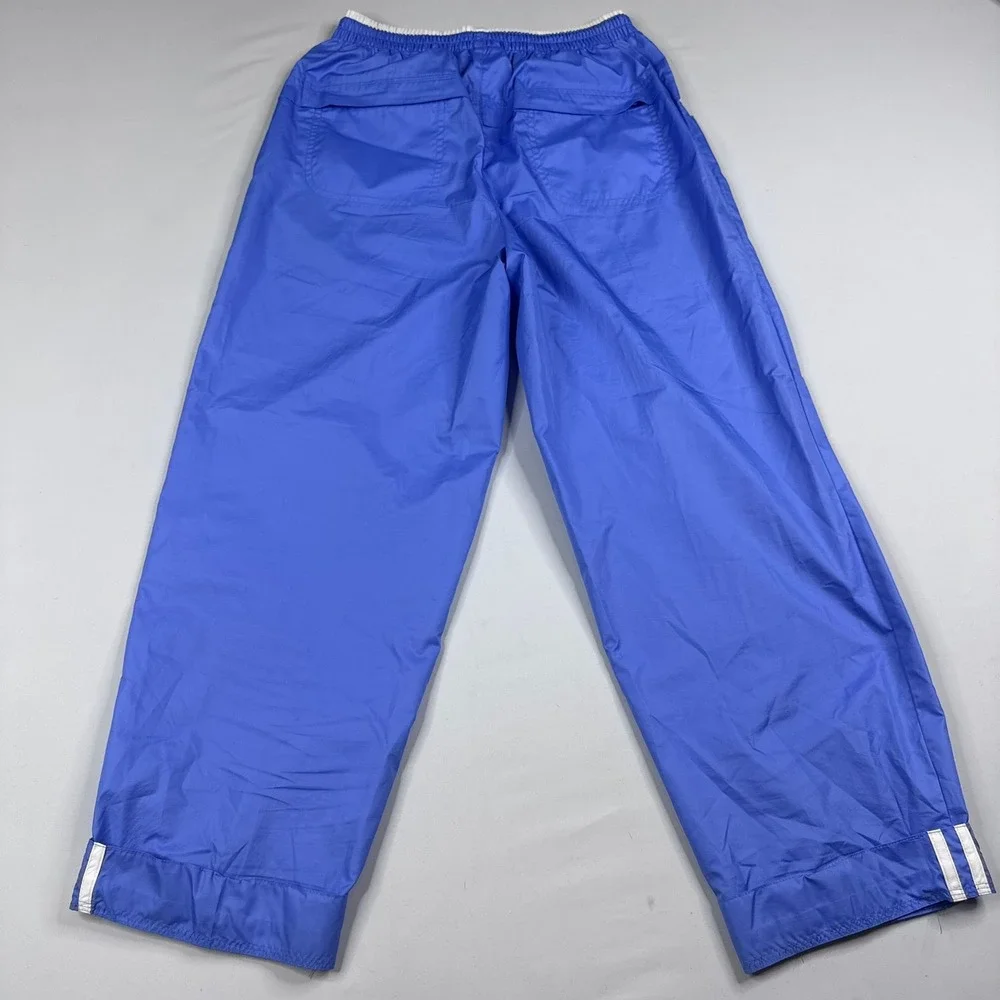 Vintage Adidas Track‎ Pants Mens Small Blue Windbreaker Lightweight Retro Sporty
